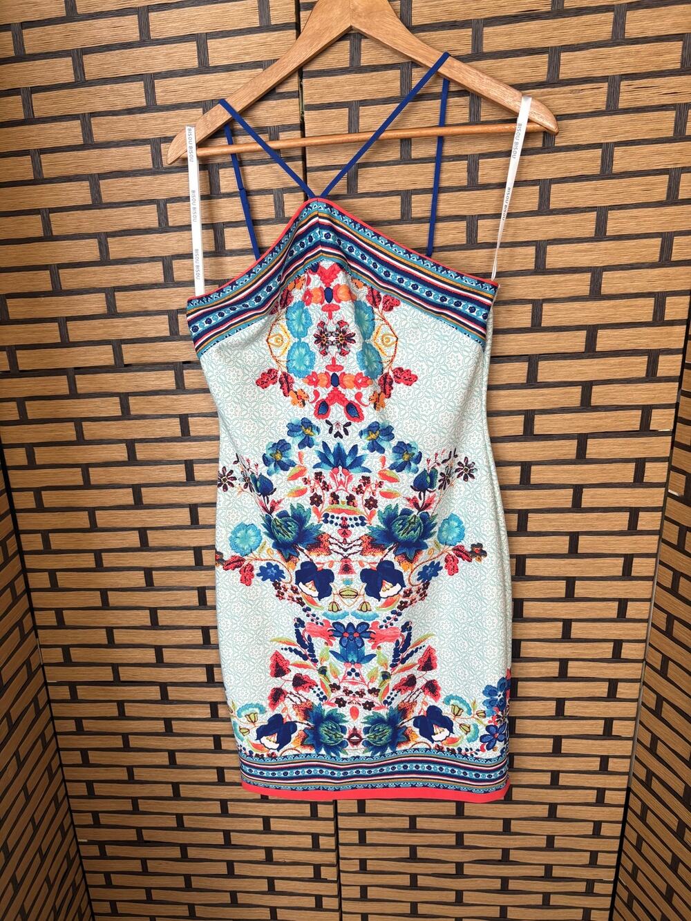 Bisou Bisou Halter Scuba Knit Dress Size 6